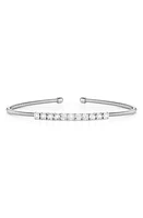 Dana Rebecca Designs Ava Bea Diamond Flexi Cuff in White Gold at Nordstrom, Size 7