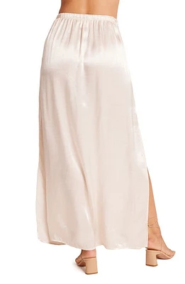 Bella Dahl Satin Maxi Skirt Playa Sand at Nordstrom,