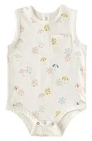 Pehr Organic Cotton Tank Bodysuit in Shade at Nordstrom, Size 6-12M