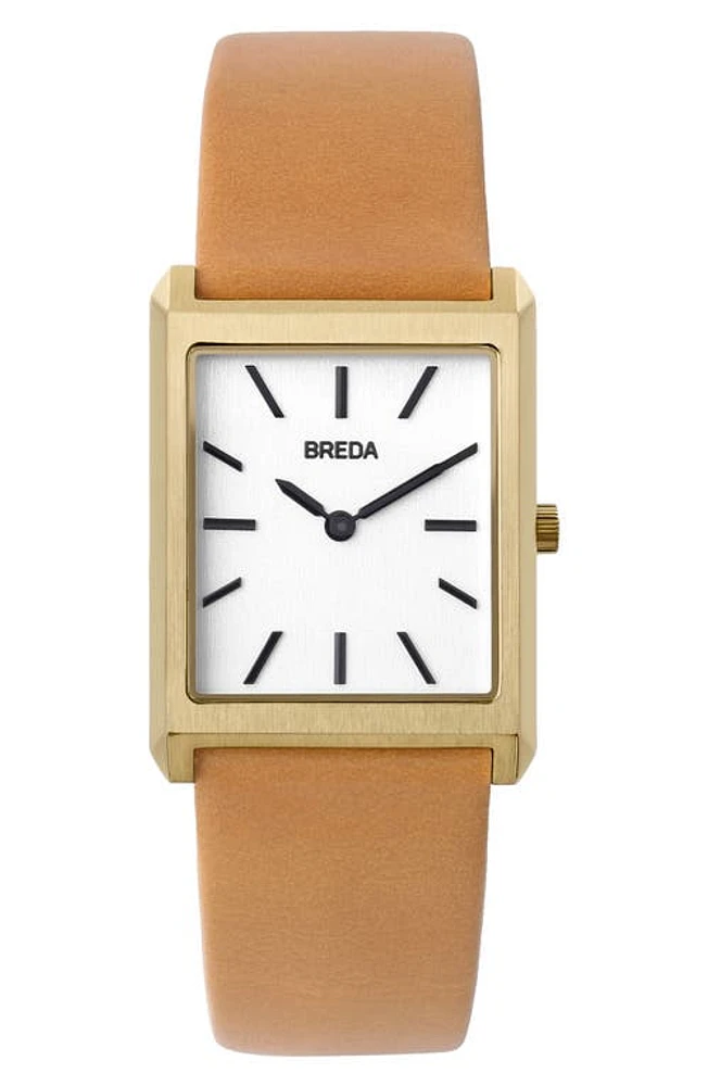 BREDA Virgil Leather Strap Watch