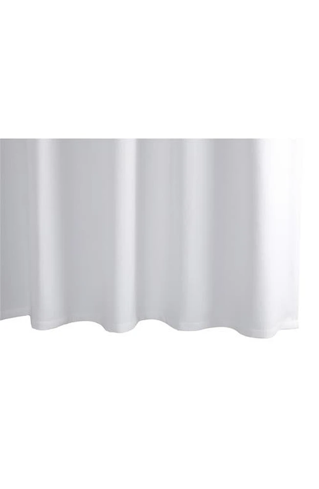 Matouk Diamond PiquÃ Shower Curtain in White at Nordstrom