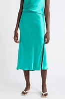 Rails Maya Satin Midi Skirt Jade at Nordstrom,