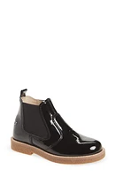 Naturino Kids' Arthur Chelsea Boot Black Patent at Nordstrom,