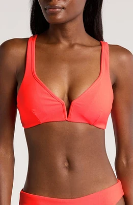 Maaji Fire Coral Victoria Bikini Top Orange at Nordstrom,