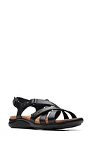 Clarks(r) Kilty Go Sandal Black Leather at Nordstrom,