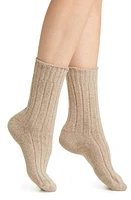 American Trench Wool & Silk Blend Crew Socks in Oatmeal at Nordstrom