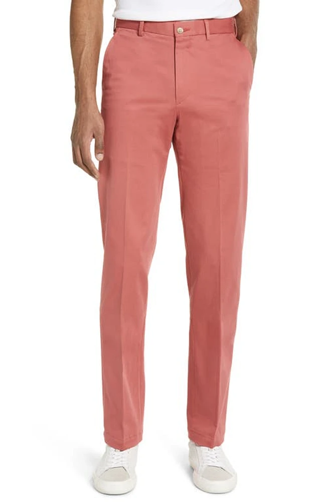 Vintage 1946 Stretch Cotton Flat Front Pants Charleston Brick at Nordstrom,