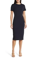 BOSS Dukeva Midi Sheath Dress Sky Captain at Nordstrom,