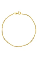 Bony Levy 14K Gold Twist Chain Bracelet in 14K Yellow Gold at Nordstrom, Size 7