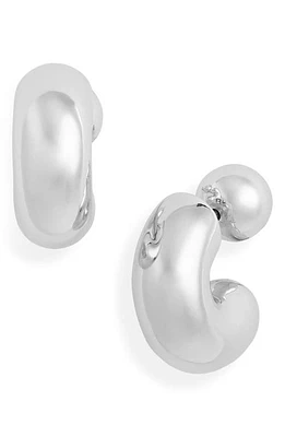 Jenny Bird Small Le Tome Hoop Earrings in High Polish Silver at Nordstrom