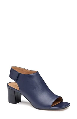 Johnston & Murphy Evelyn Open Toe Sandal Bootie Navy Glove at Nordstrom,