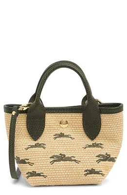 Longchamp Le Pliage Panier Basket Bag in Khaki at Nordstrom