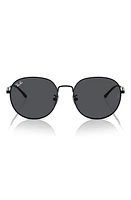 Ray-Ban 57mm Round Phantos Sunglasses in Black at Nordstrom