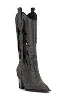 Jessica Simpson Ginika Pointed Toe Western Boot Black at Nordstrom,