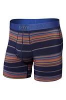 SAXX Ultra Super Soft Relaxed Fit Boxer Briefs Horizon Stripe- Navy at Nordstrom,