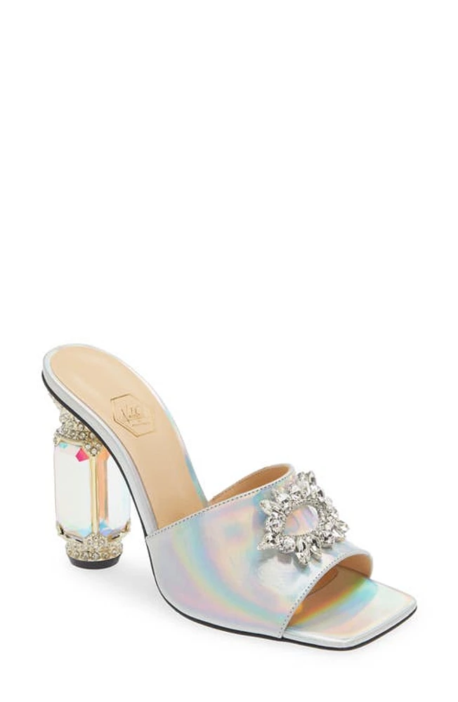 Nalebe Aurum Crystal Embellished Sandal Iridescent at Nordstrom,