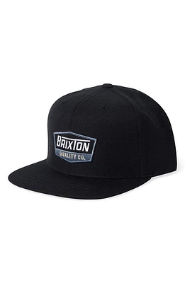 Brixton Regal Snapback Baseball Cap in Black at Nordstrom