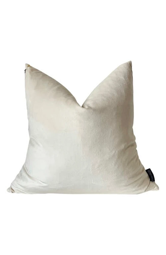 MODISH DECOR PILLOWS Velvet Pillow Cover in Ivory at Nordstrom