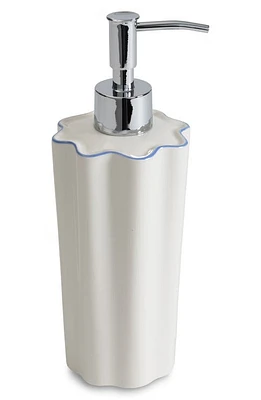 Kassatex Le Marais Porcelain Lotion Dispenser in White/Cornflower Blue at Nordstrom