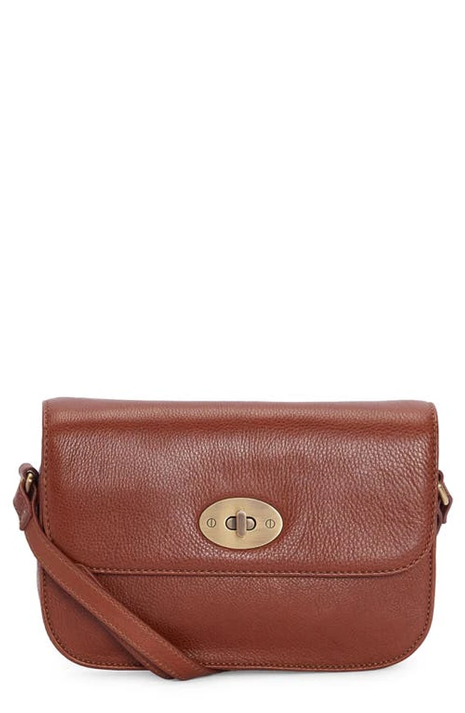 Barbour Isla Leather Crossbody Bag in Brown at Nordstrom