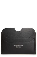 Acne Studios Large Elmas Leather Card Holder in Black at Nordstrom