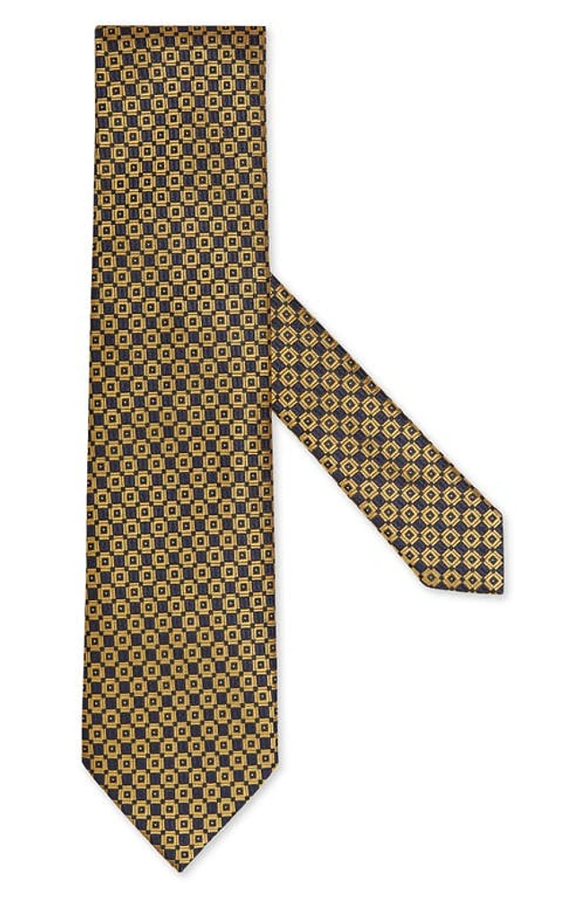 ZEGNA TIES Yellow Macroarmature Silk Tie at Nordstrom