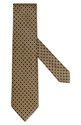 ZEGNA TIES Yellow Macroarmature Silk Tie at Nordstrom