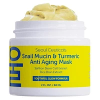 Seoul Ceuticals Korean Skincare Snail Mucin & Turmeric Anti Aging Mask in Clear at Nordstrom