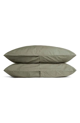 Parachute Percale Pillowcases in Moss at Nordstrom