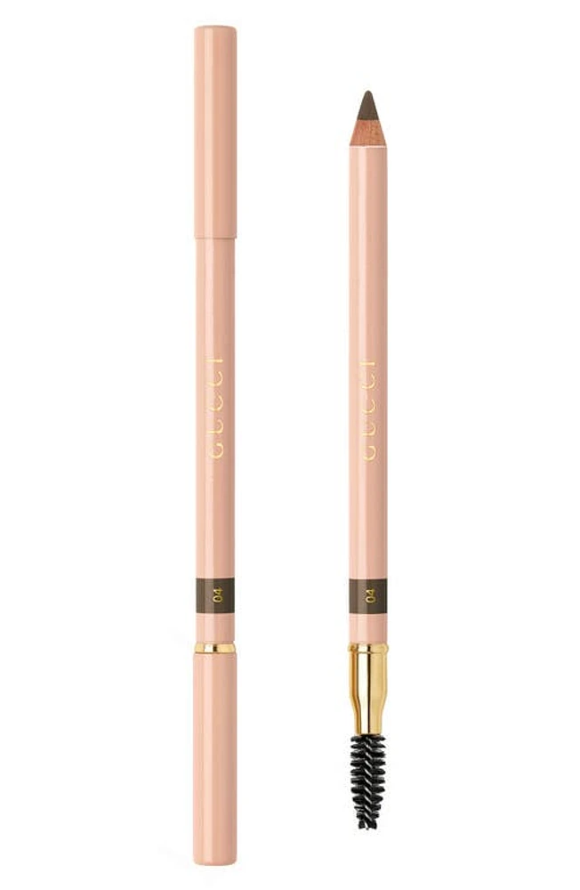 Gucci Crayon Définition Sourcils Powder Eyebrow Pencil in Dark Brown at Nordstrom