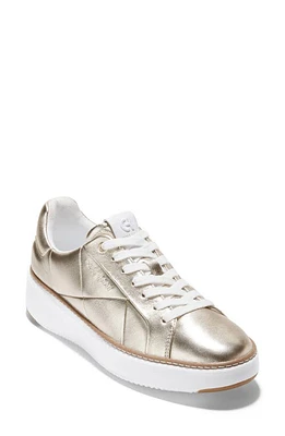 Cole Haan GrandPro Topspin Sneaker in Soft Gold at Nordstrom, Size 5.5