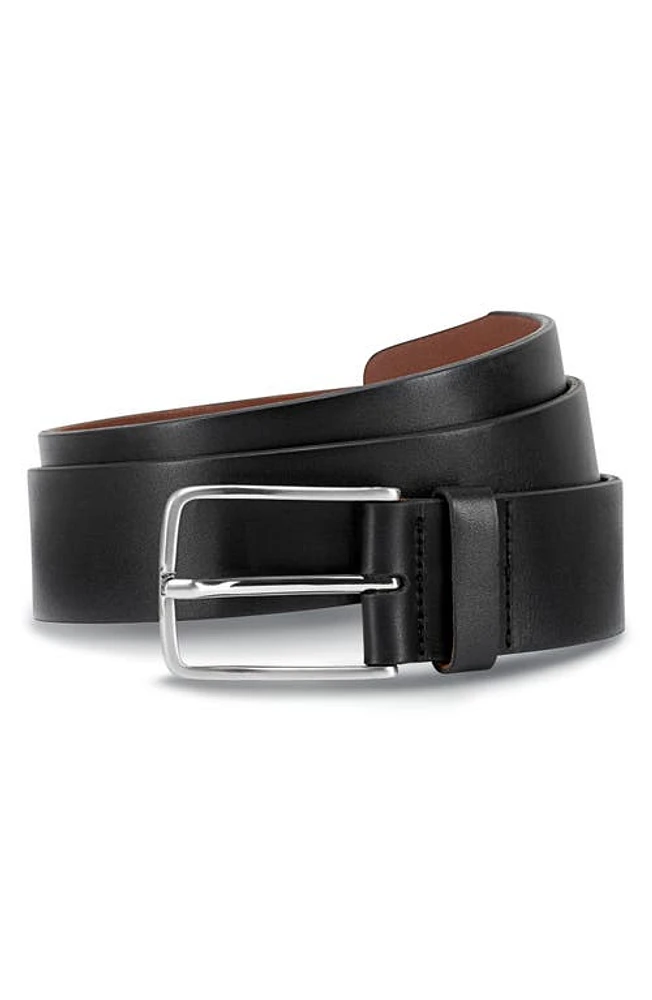 Allen Edmonds Broadway Avenue Leather Belt Black Calfskin at Nordstrom,