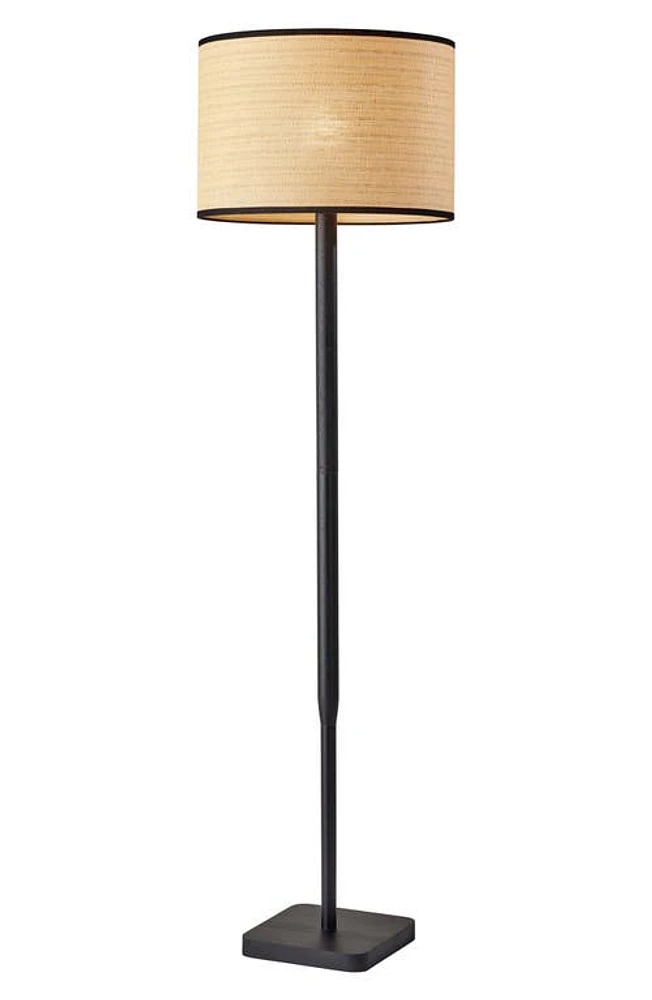 ADESSO LIGHTING Ellis Floor Lamp in Black Wood at Nordstrom