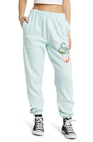 BOYS LIE Locked Cotton Interlock Graphic Joggers Teal at Nordstrom,