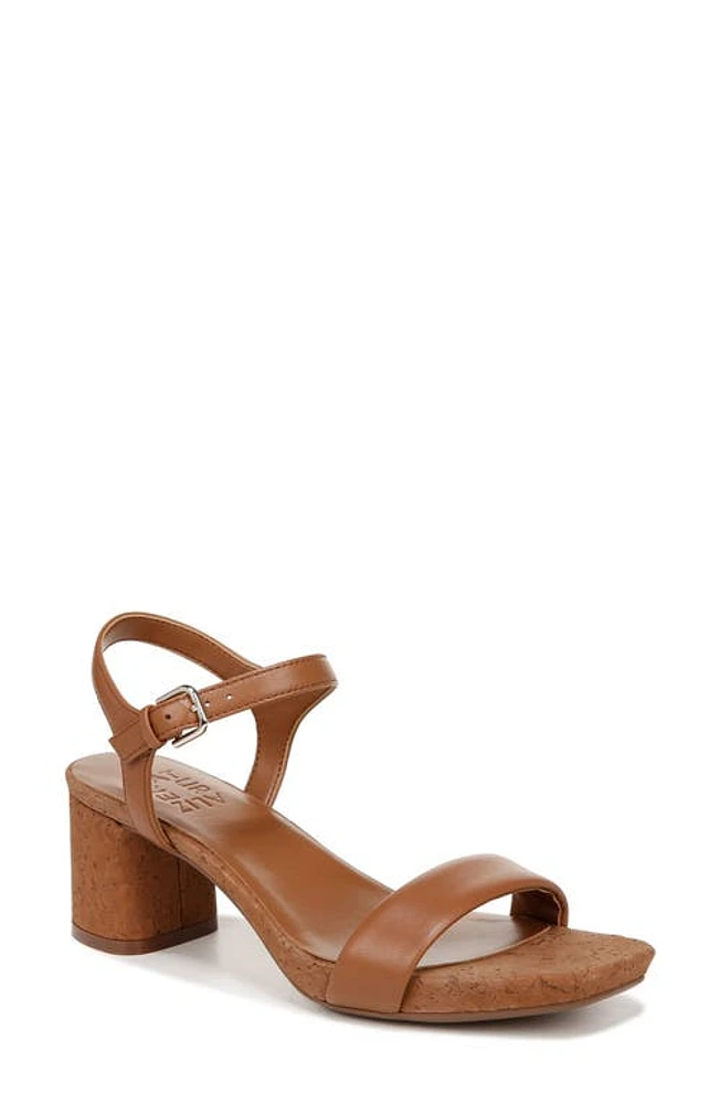 Naturalizer Izzy Ankle Strap Sandal English Tea Leather at Nordstrom,