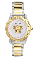 Versace Medusa Deco Bracelet Watch, 38mm in Two Tone at Nordstrom