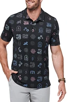 TravisMathew Tourist Season Polo Black at Nordstrom,