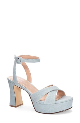 Chinese Laundry Theena Metallic Platform Sandal Light Blue at Nordstrom,