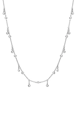 Crislu Cubic Zirconia Necklace in Platinum at Nordstrom