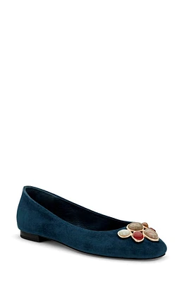 Birdies Hummingbird Ballet Flat Suede Stone at Nordstrom,