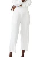 Cozy Earth Wide Leg Rib Pajama Pants at Nordstrom,