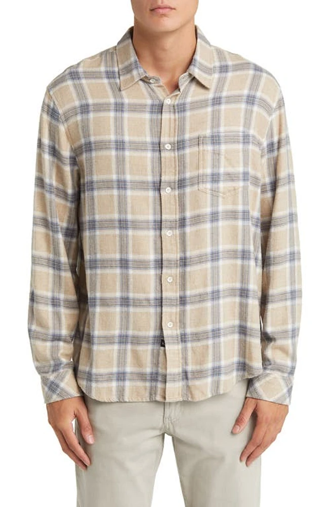 Rails Lennox Plaid Flannel Button-Up Shirt Palamino Skyline Melange at Nordstrom,