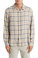 Rails Lennox Plaid Flannel Button-Up Shirt Palamino Skyline Melange at Nordstrom,