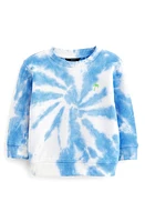 NEXT Kids' Tie Dye Cotton Crewneck Sweatshirt in Blue at Nordstrom, Size 5-6Y