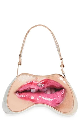 DIESEL Play Lips Shoulder Bag in Pink Multi at Nordstrom