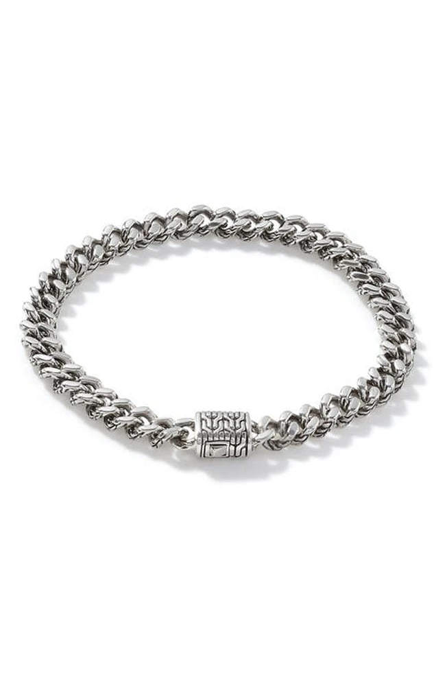 John Hardy Classic Chain Curb Chain Bracelet in Silver at Nordstrom