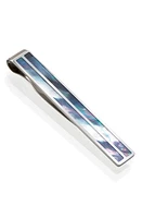 M-Clip Mother-of-Pearl Tie Bar in Silver at Nordstrom