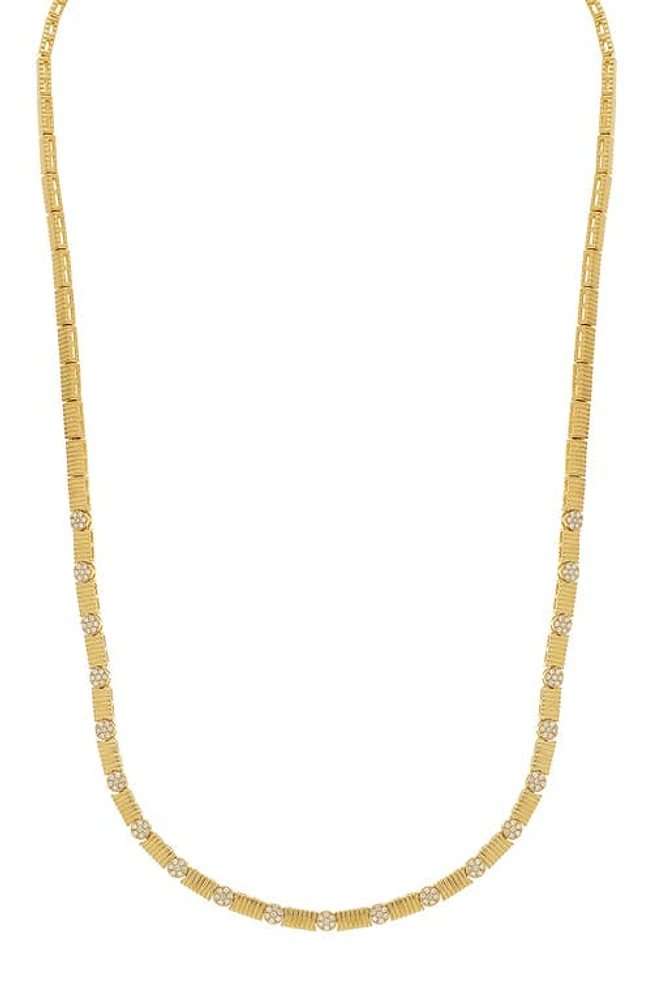 Bony Levy Cleo Diamond Cluster Station Necklace in 18K Yellow Gold at Nordstrom