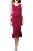 Kimi and Kai Bria Maternity Mermaid Midi Dress at Nordstrom,