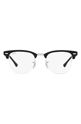 Ray-Ban 50mm Optical Glasses in Blacksilver at Nordstrom